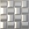 Ekena Millwork 19 5/8in. W x 19 5/8in. H Baile EnduraWall Decorative 3D Wall Panel Covers 2.67 Sq. Ft. WP20X20BACST - alternate 1